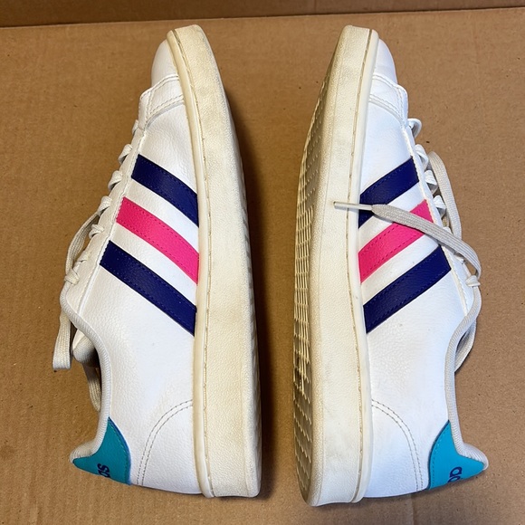 Adidas Women’s White Grand Court 'Energy Ink' Grant Court Sneakers size US 8.5 - Picture 7 of 15